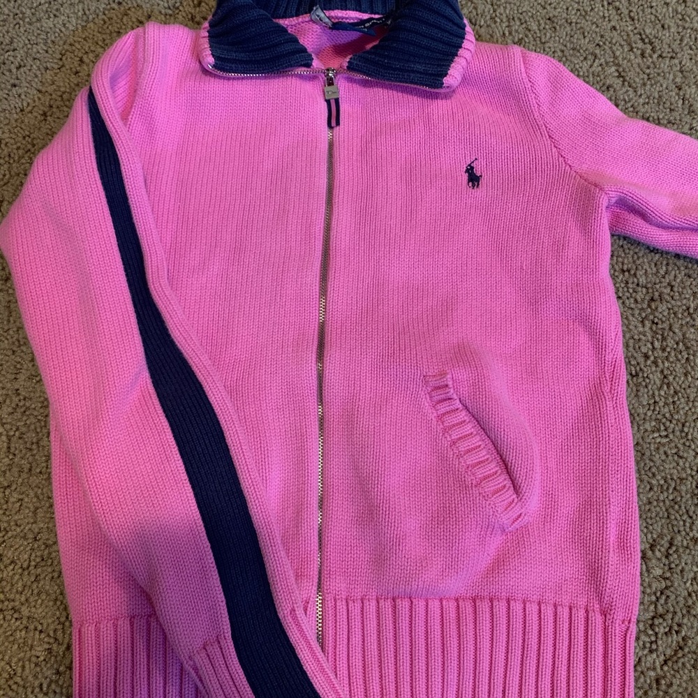 Ralph Lauren Pink Zip Up